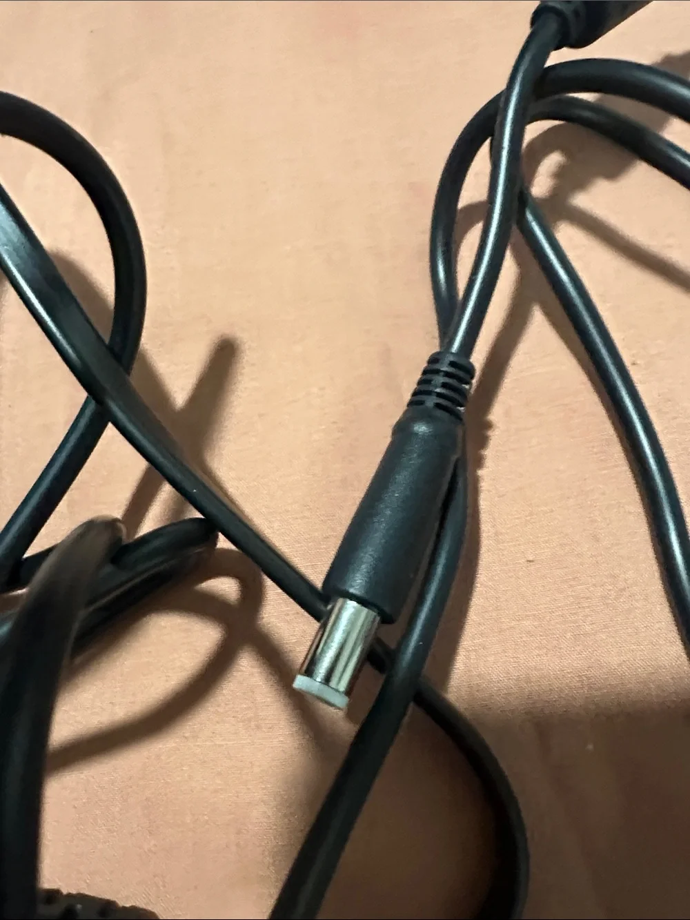 Dell Black AC Power Adapter with DC Barrel Connector - Slim Travel Version